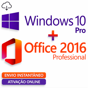 Windows 10 Pro + Office 2016 Pro Plus - Gm Software Oficial
