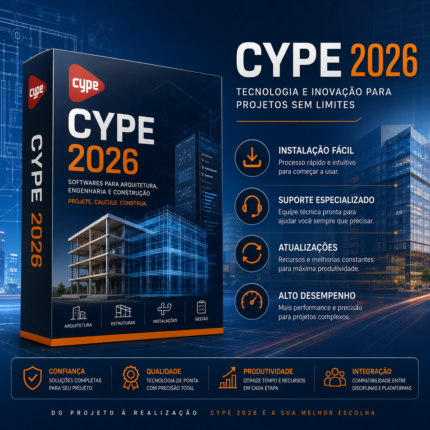 CYPECAD 2026.a Completo todos os Módulos