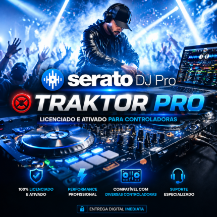 Serato DJ Pro mais Traktor Pro