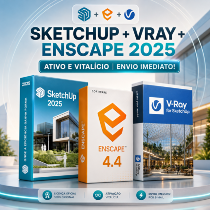 SketchUp Pro 2025+V-Ray+Enscape