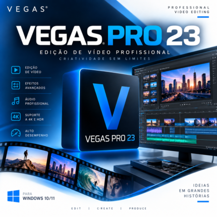 VEGAS Pro 23 — Edição Profissional de Vídeo